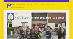 Desktop Screenshot of csc-marais.fr